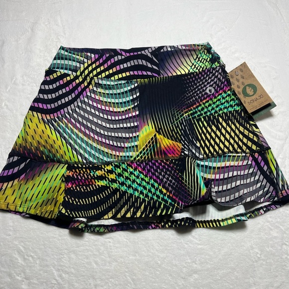 Donajo Colorful Geometric Women's Skirt - Picture 1 of 5